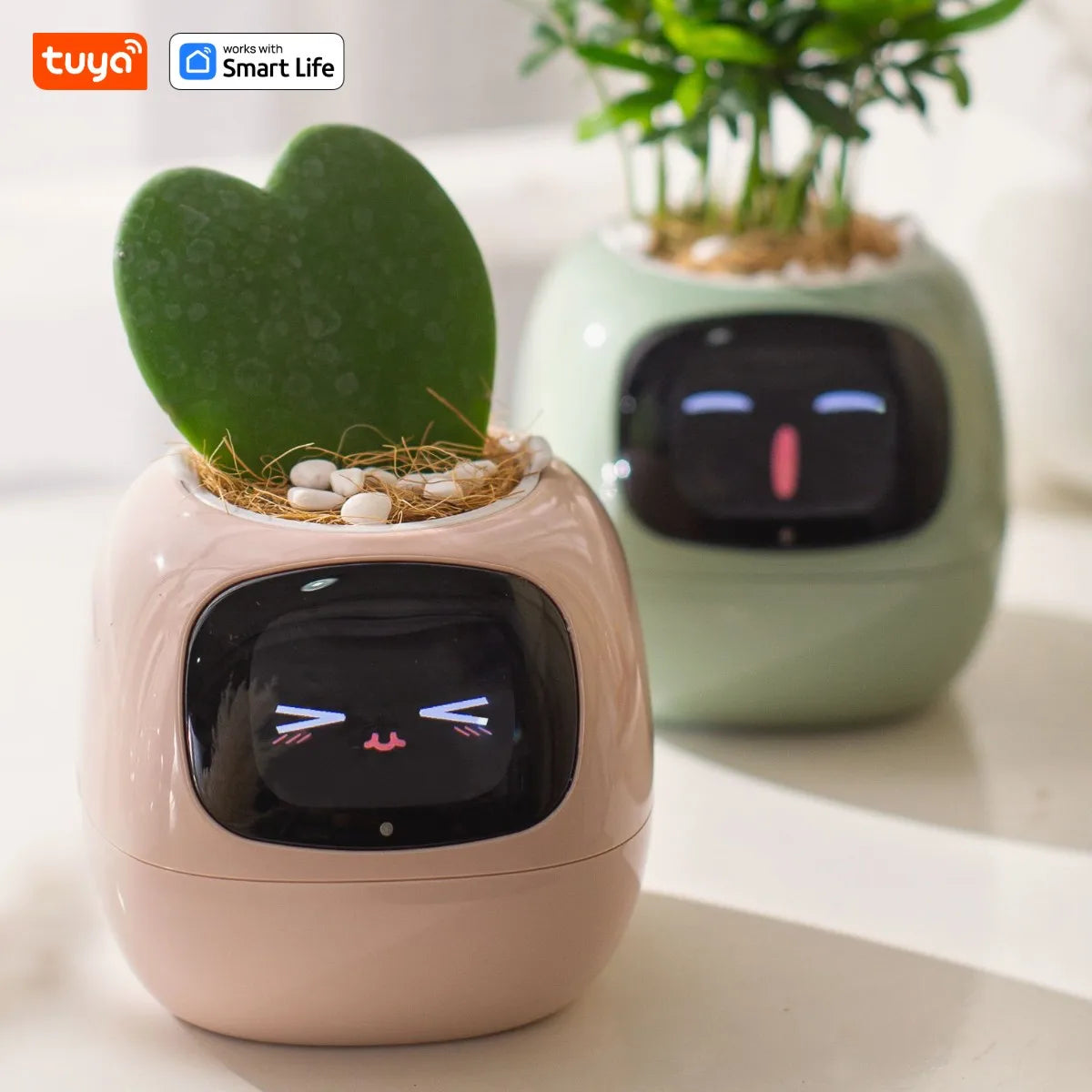 Tuya Smart pet Planter - Interactive Pet-Like Plant Pot