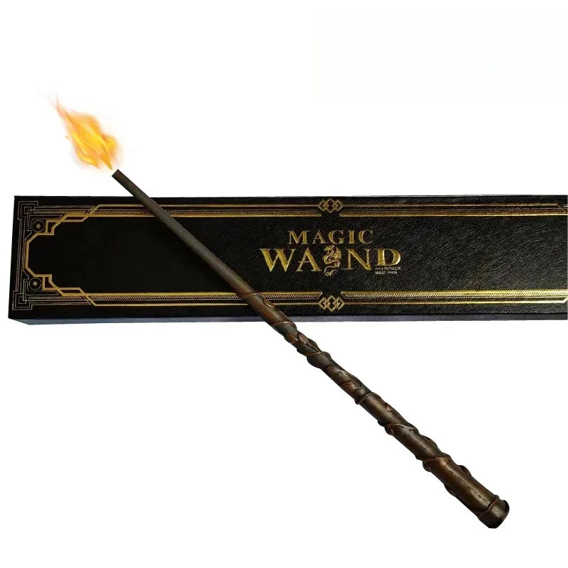 Harrys Wizard Magic Wands Fire-breathing Wand Shoot Fireballs Role-playing Props Fireball Wands Electronic Wand Toys Kids Gifts