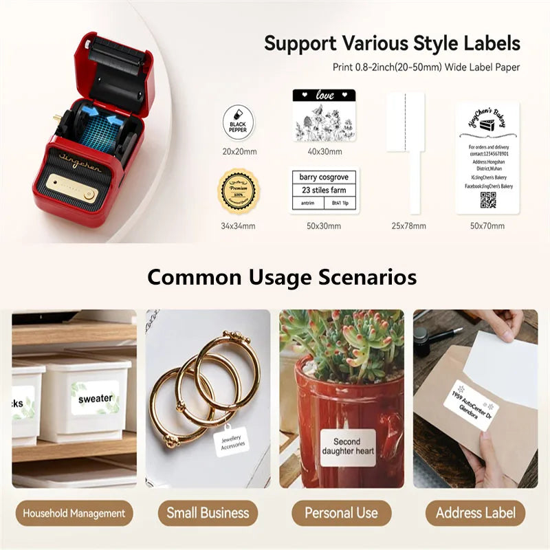 NiiMbot B21 Bluetooth Label Printer