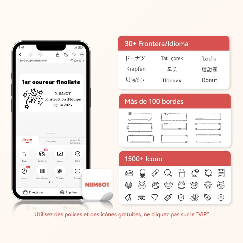NiiMbot B21 Bluetooth Label Printer