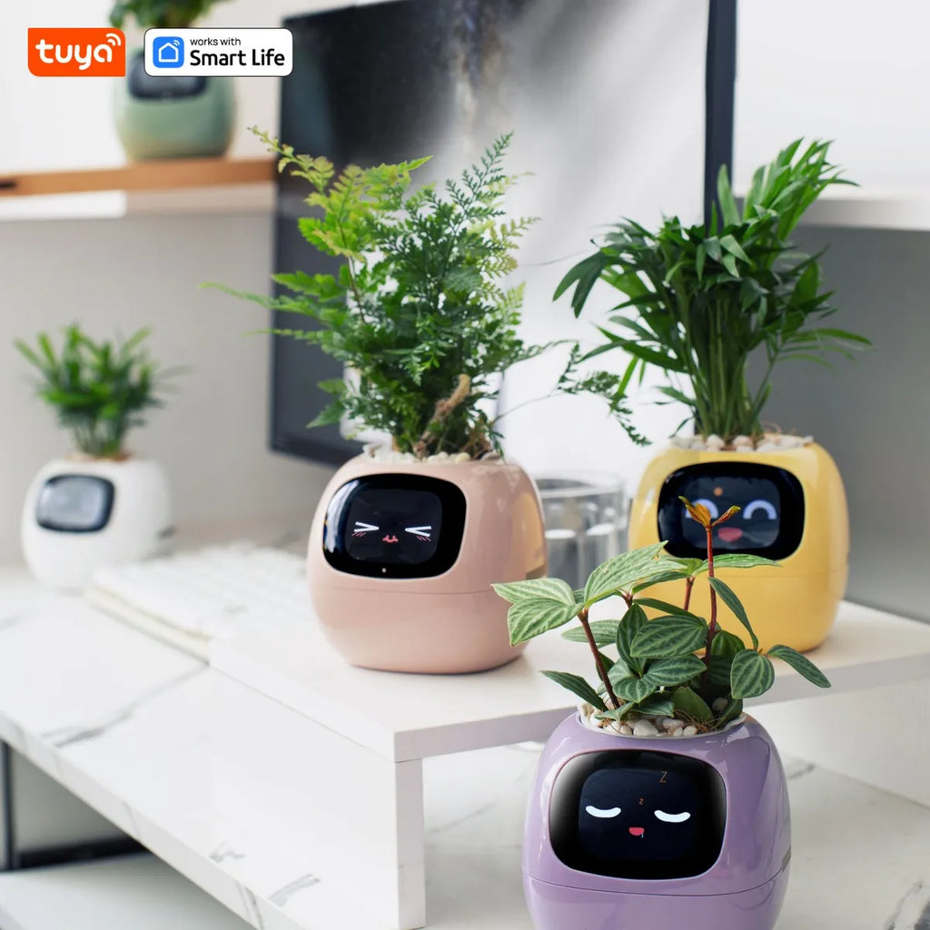 Tuya Smart pet Planter - Interactive Pet-Like Plant Pot