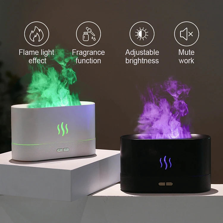 Flame Air Aroma Diffuser Humidifier