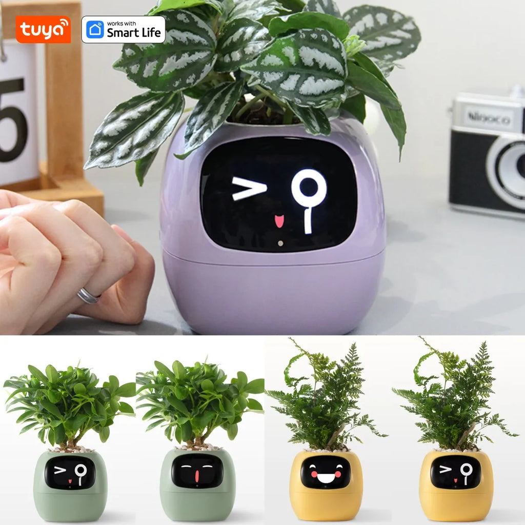 Tuya Smart pet Planter - Interactive Pet-Like Plant Pot