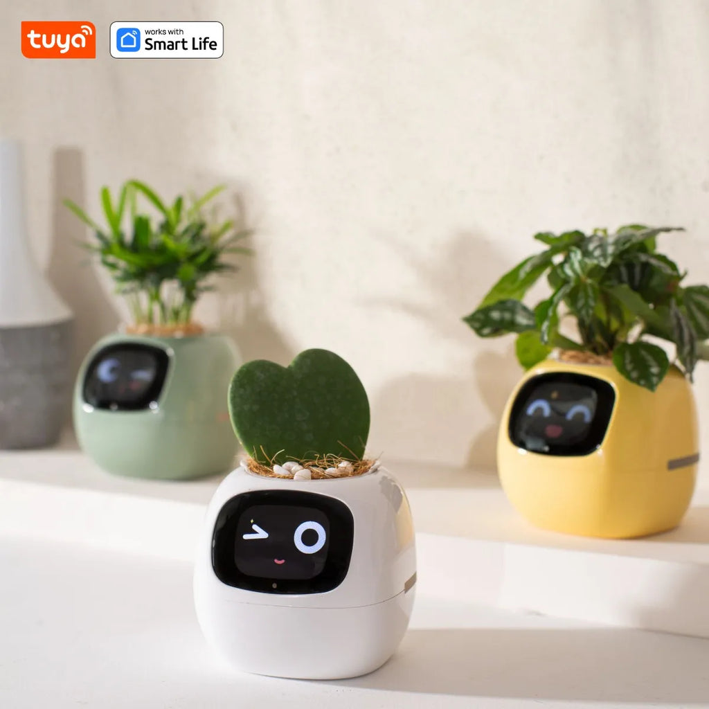 Tuya Smart pet Planter - Interactive Pet-Like Plant Pot