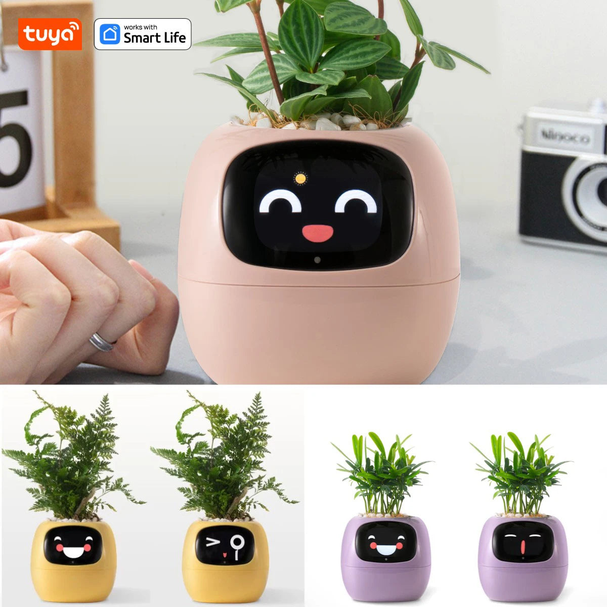 Tuya Smart pet Planter - Interactive Pet-Like Plant Pot